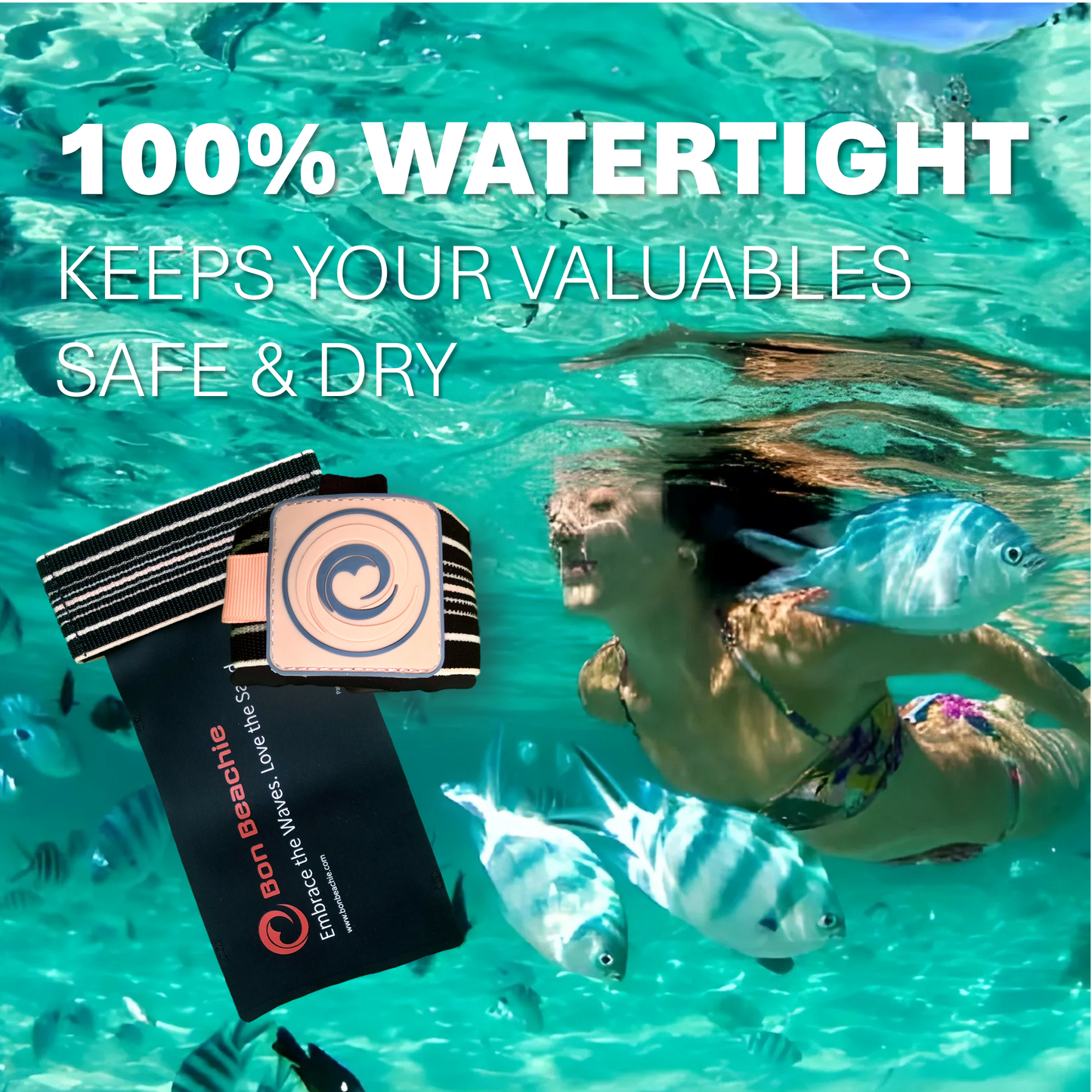 The Watertight Wristband Phone Pouch