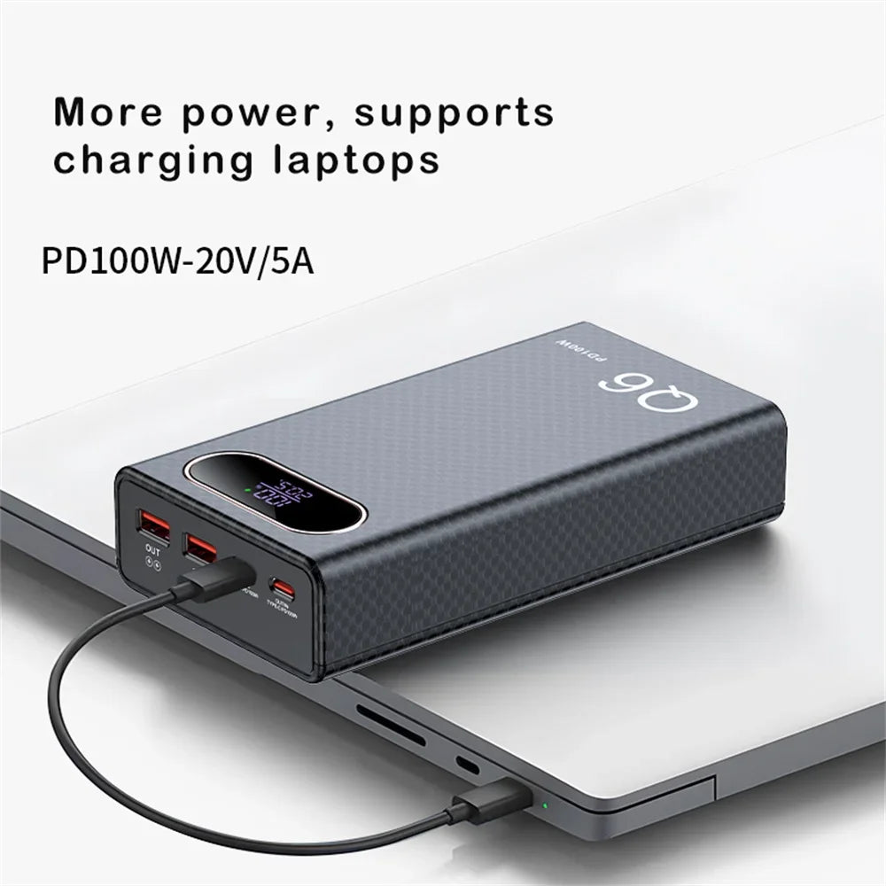 Q6 PD 100W Fast Charging Power Bank CASE