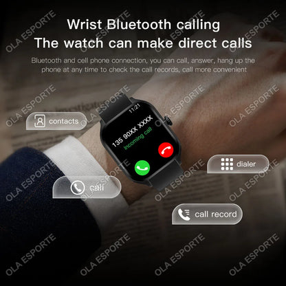 Smart Watch Men 2.01 Inch AMOLED