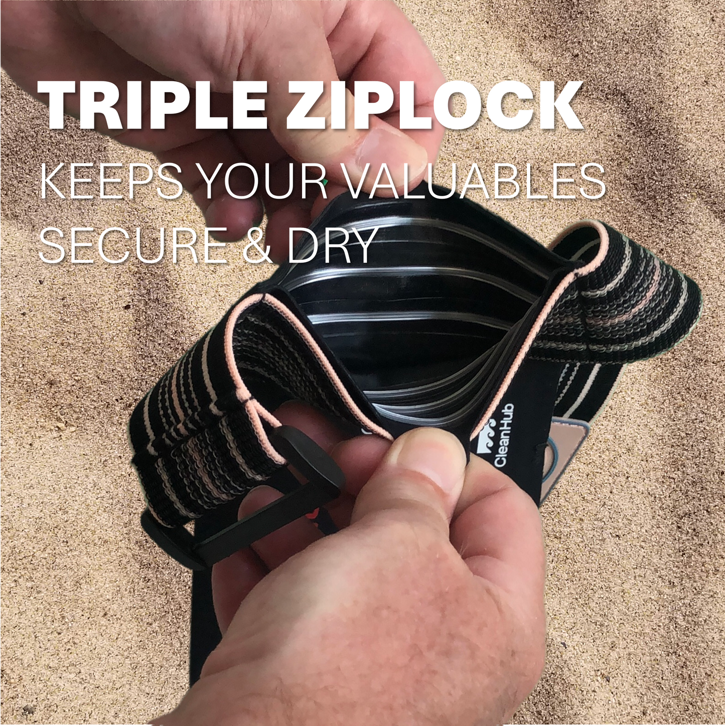 The Watertight Wristband Phone Pouch